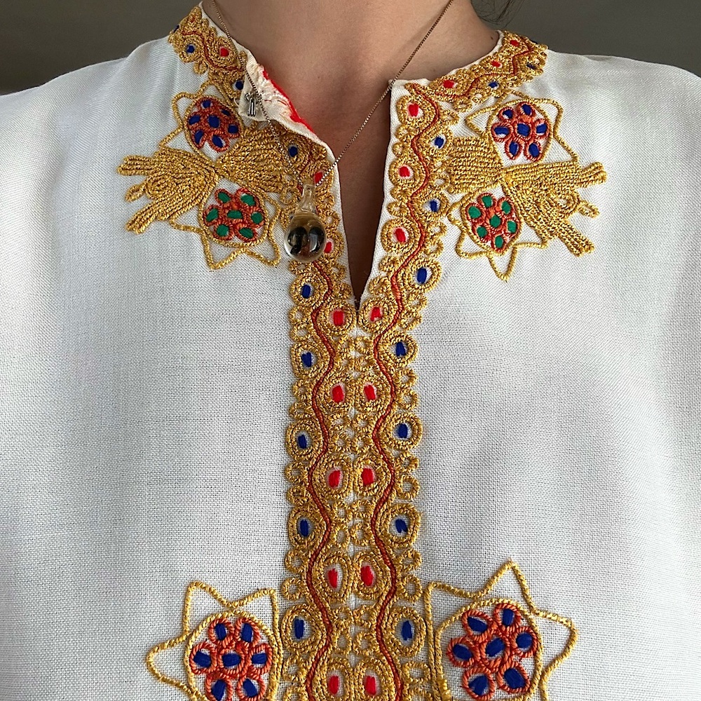 Colorful and elegant Vintage Abaya kaftan and dress